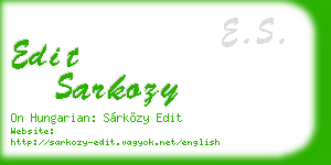 edit sarkozy business card